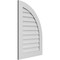 Ekena Millwork Quarter Round Top Right Surface Mount PVC Gable Vent w/ 3-1/2"W x 1"P Standard Frame, 24"W x 36"H GVPQR24X3601SN - alternate 5